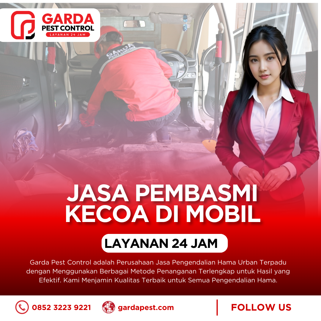 Jasa Pembasmi Kecoa di Mobil Malang