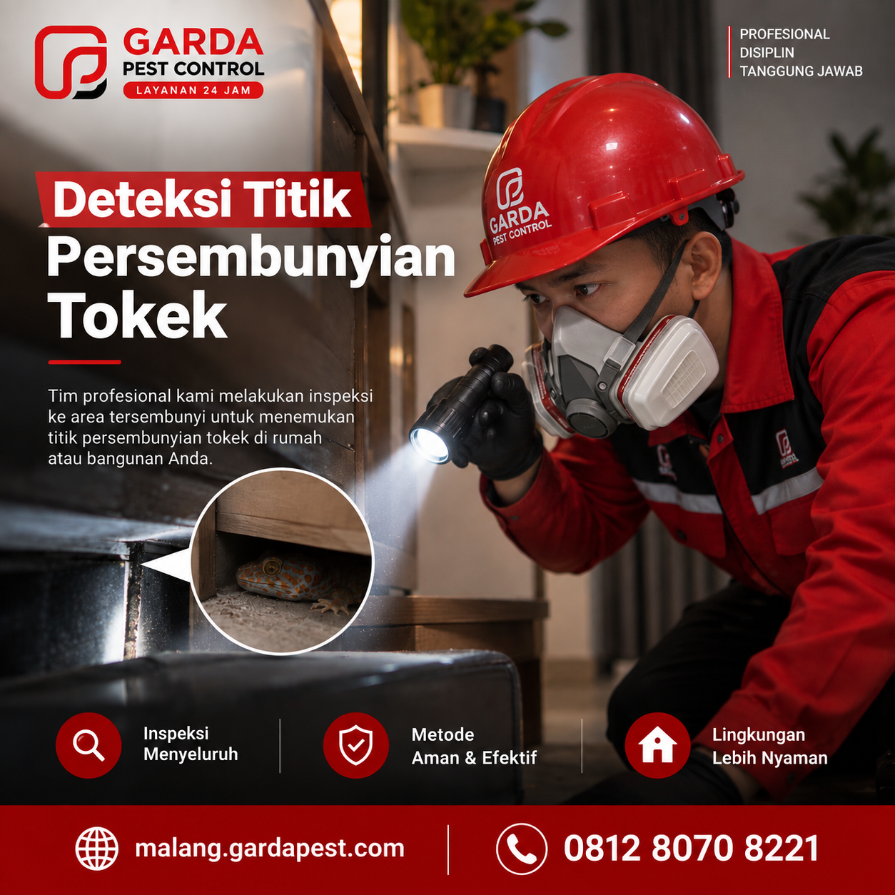 Jasa Pembasmi Tokek di Malang Raya – Pest Control Terbaik No.1 Bergaransi
