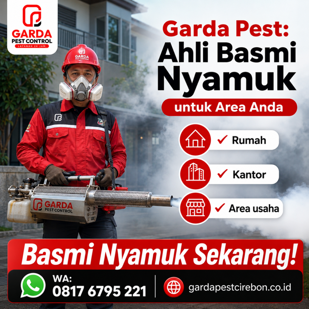 Jasa Pembasmi Nyamuk DBD Malang Terbukti Efektif & Aman