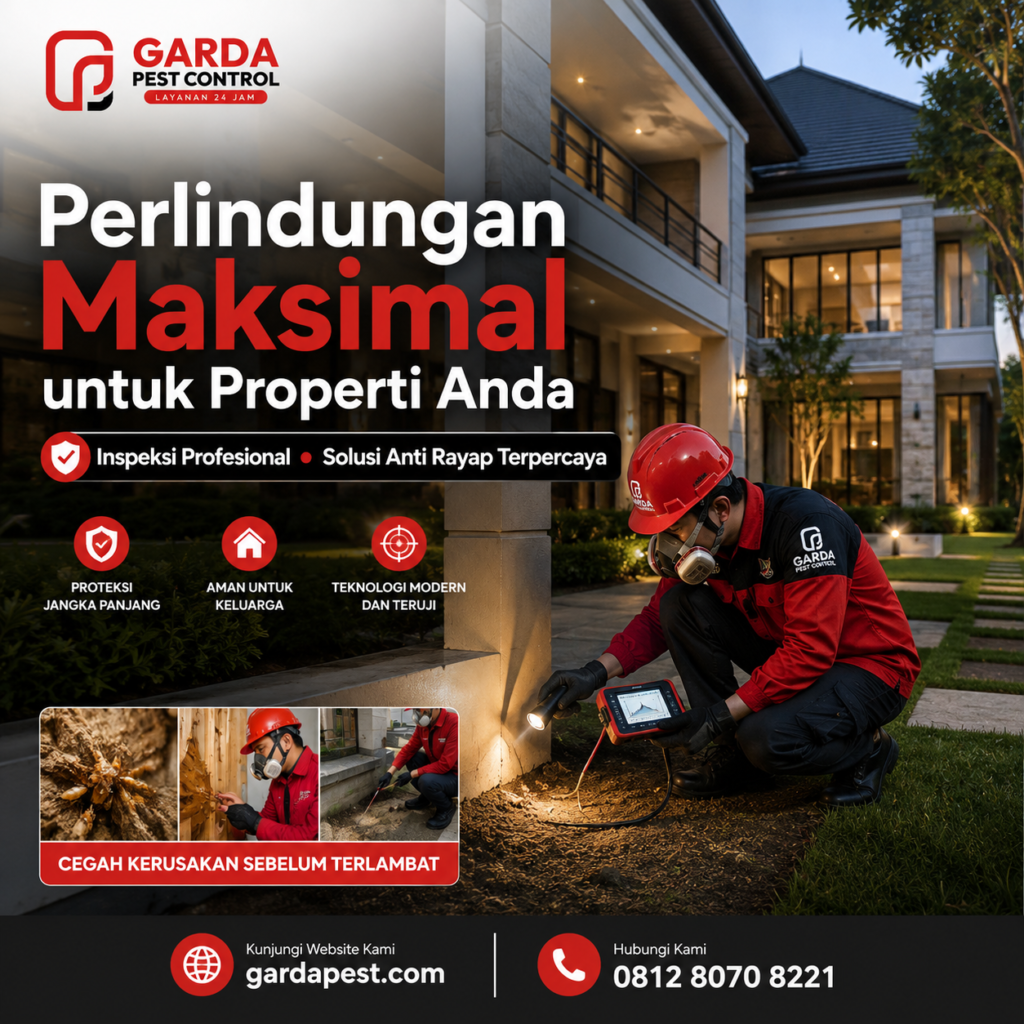 Jasa Pest Control di Malang Ahlinya Basmi Rayap, Tikus & Kecoa