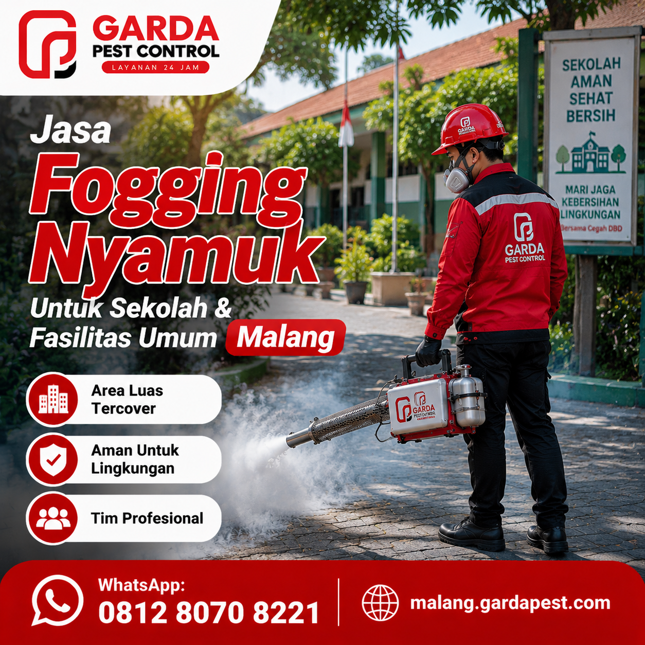Jasa Fogging Nyamuk untuk Area Komersial dan Kantor Malang