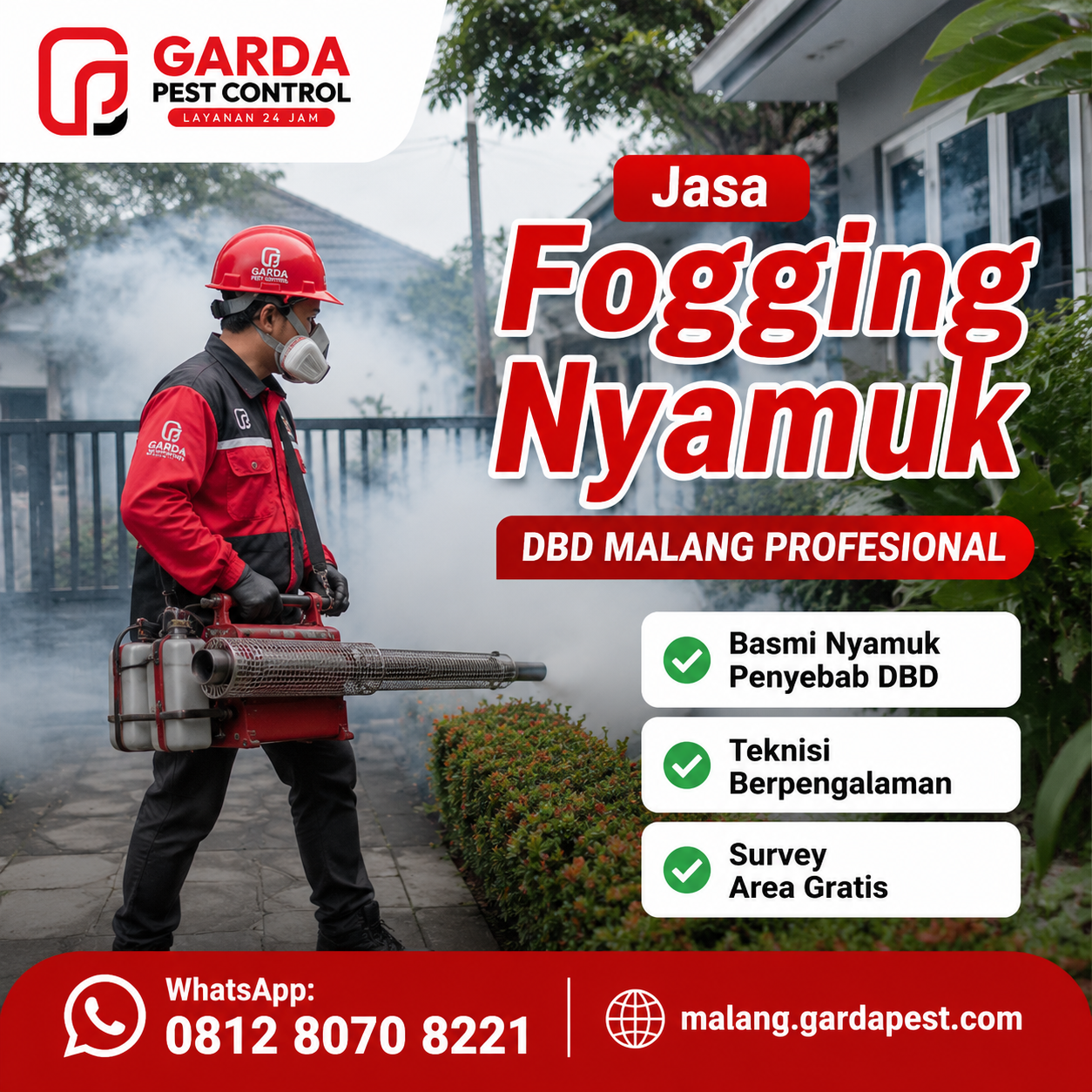 Jasa Fogging Nyamuk 24 Jam Malang Siap Respon Cepat Agata Pest Control