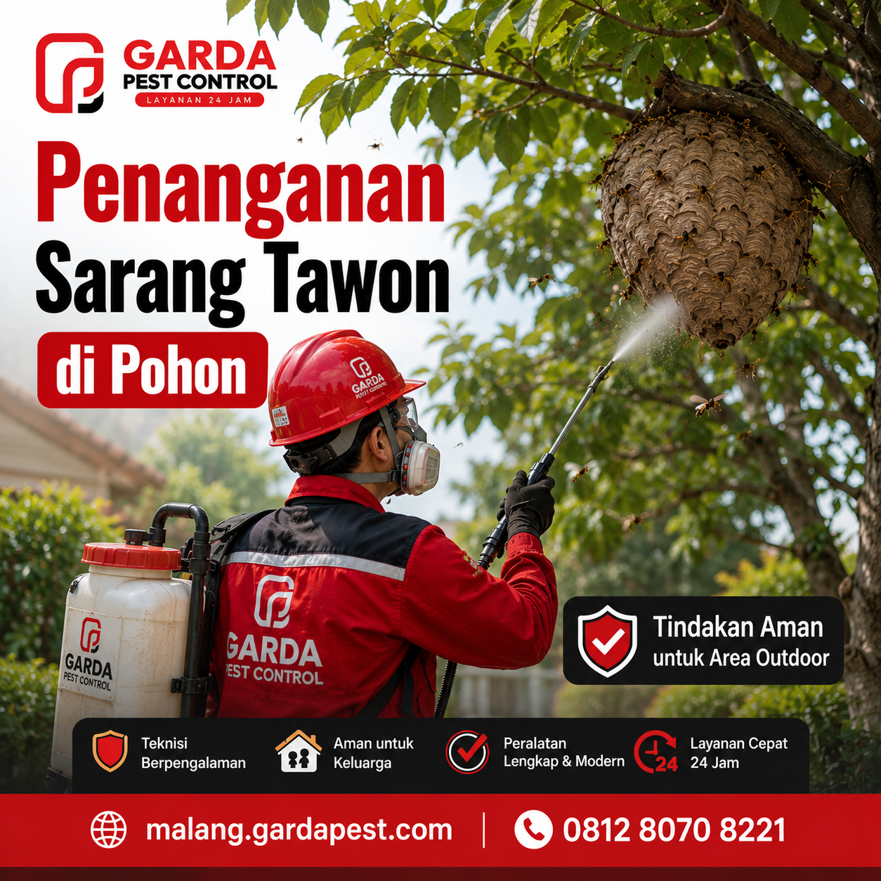 Biaya Jasa Pembasmi Tawon di Malang: Waspada Tawon Berbahaya!