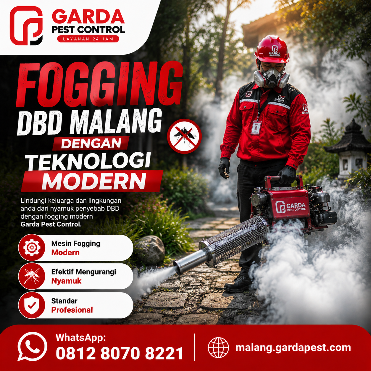 Biaya Jasa Fogging Nyamuk per m2 Malang dan Panduan Hitungannya