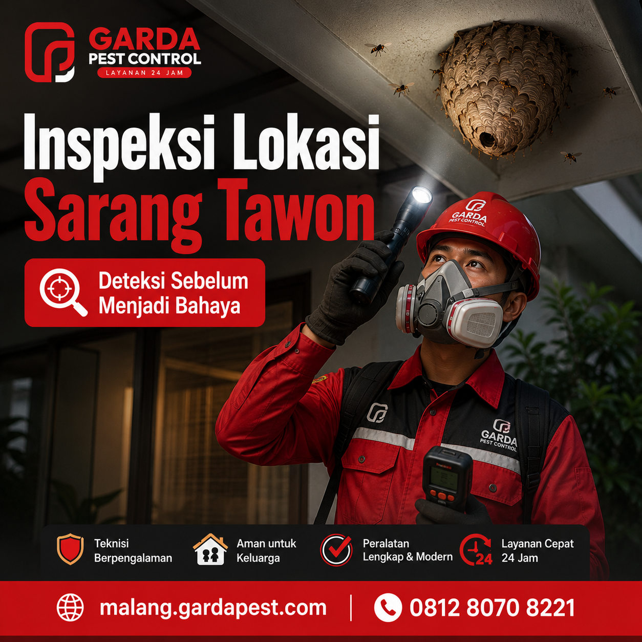 Jasa Pembasmi Tawon Vespa Afrikan Malang: Perlindungan Rumah dan Keluarga Anda