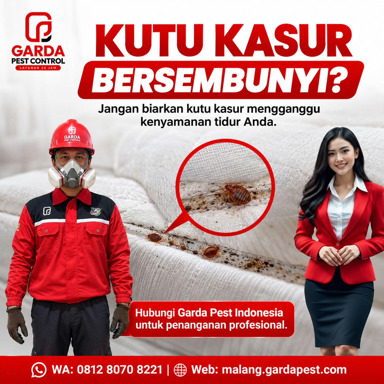 Jasa Pembasmi Kutu Kasur Profesional Malang: Hapus Kutu Busuk Sampai Tuntas