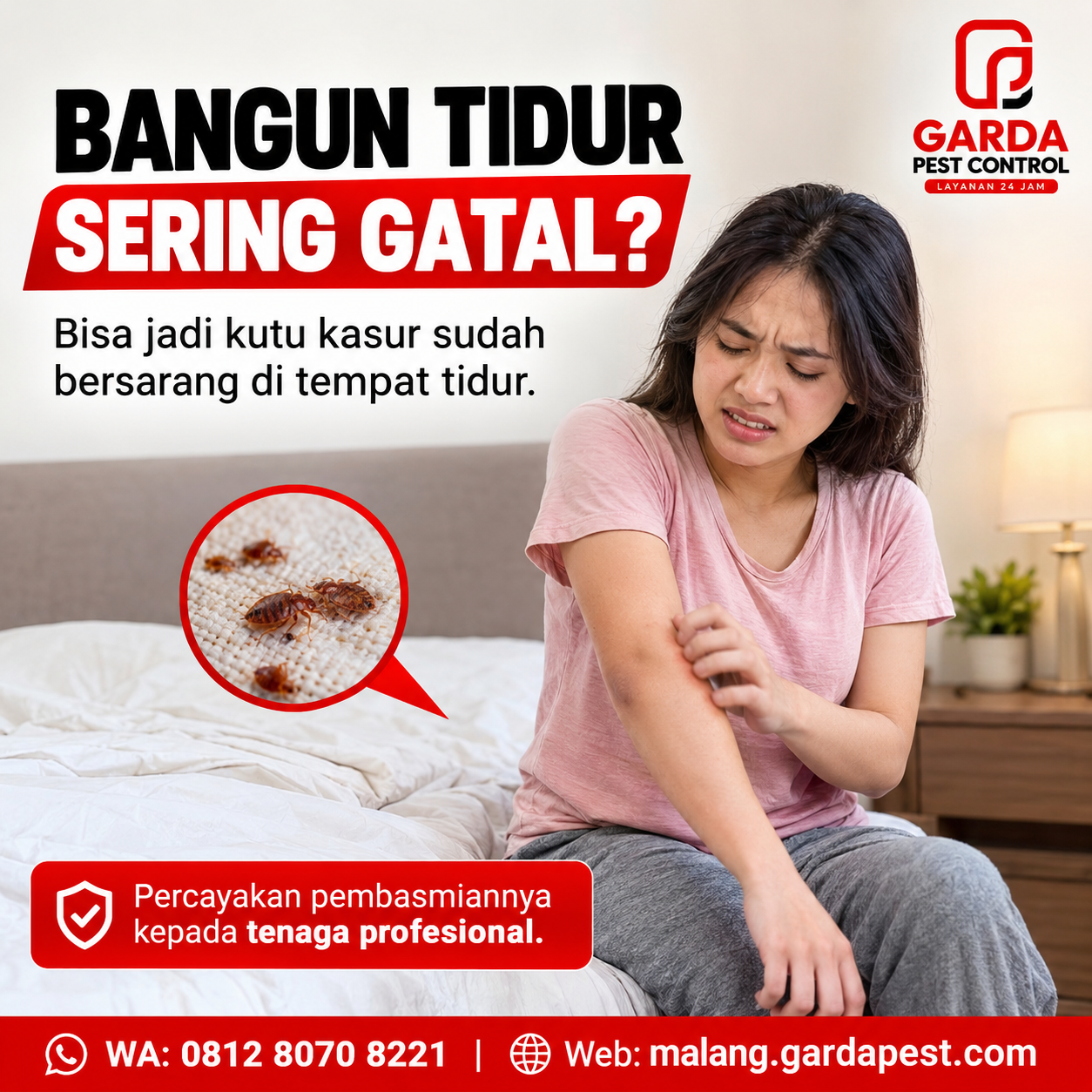 Jasa Pembasmi Kutu Kasur Profesional Malang: Hapus Kutu Busuk Sampai Tuntas