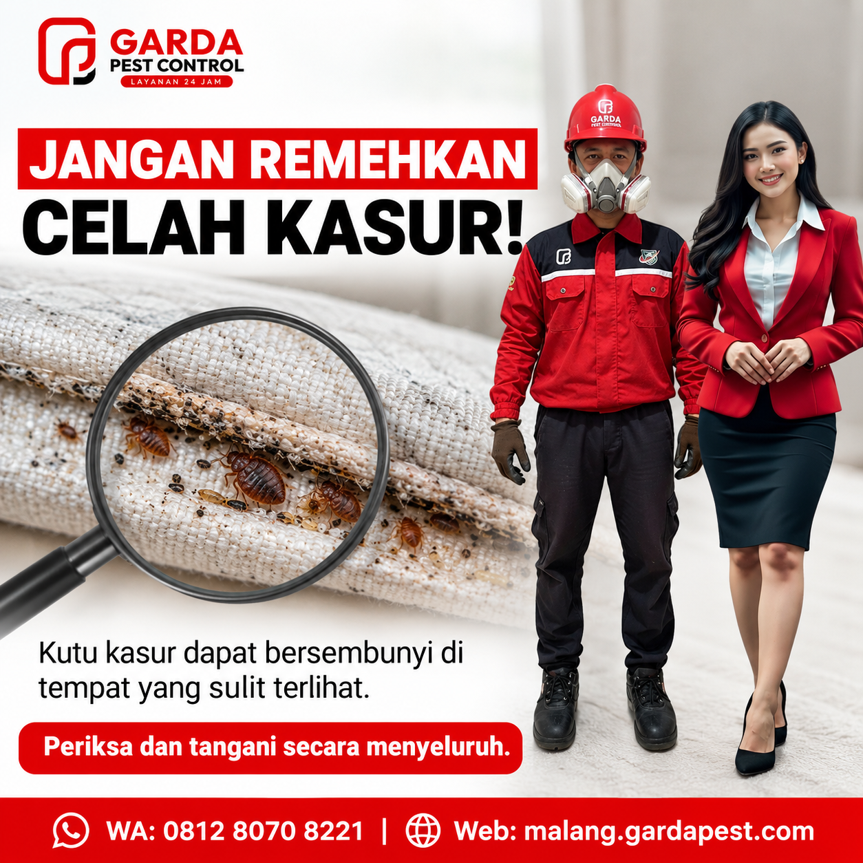 Jasa Pembasmi Kutu Kasur di Malang Basmi Hingga Tuntas