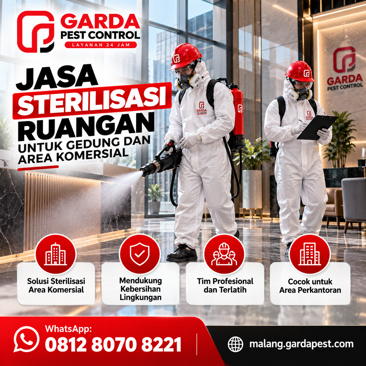 Harga Jasa Sterilisasi Ruangan di Malang dan Faktor yang Memengaruhinya